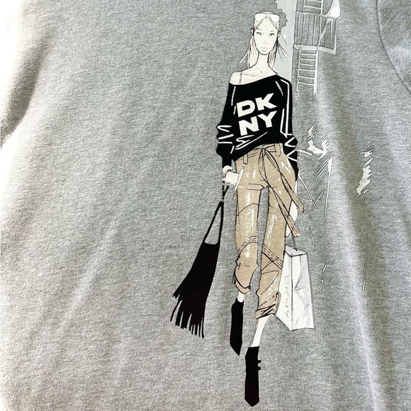 DKNY Women’s Pullover Sweatshirt L - Picture 4 of 5